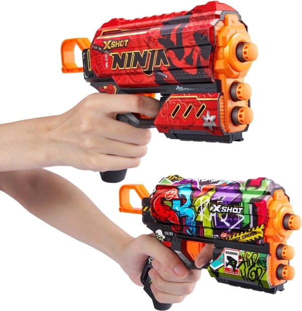 Zwei einzigartige Skins: Graffiti und Ninja