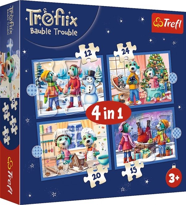 Treflíci Weihnachts-Puzzle 4-in-1