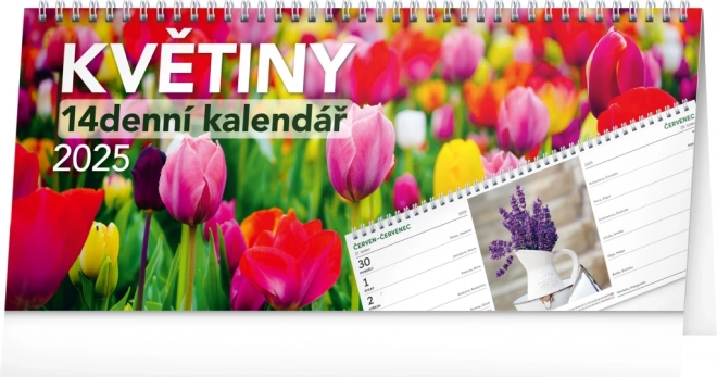 Notique Tischkalender Blumen 2025