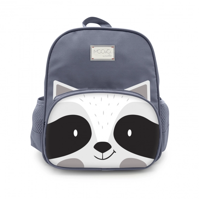 Rucksack für Vorschule Waschbär-Design