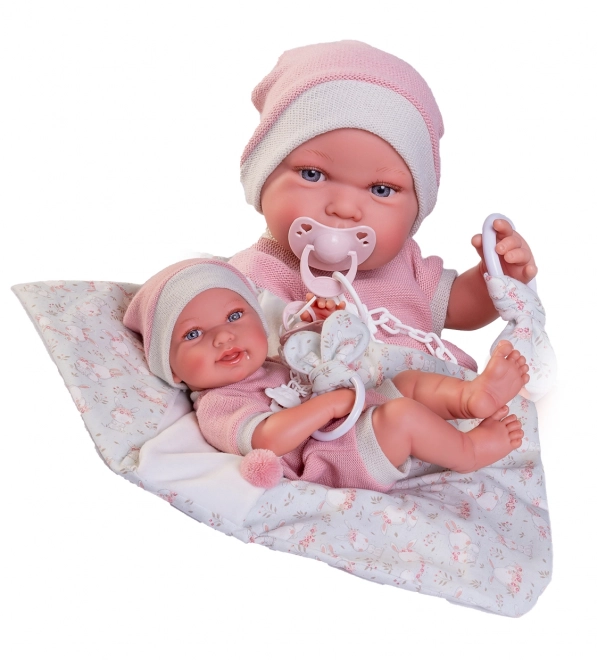 Realistische Babypuppe mit Vinylkörper - 42 cm