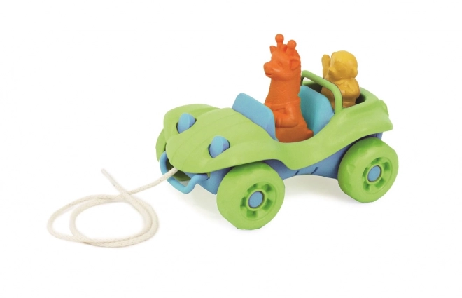 Ziehtier-Auto Grün von Green Toys