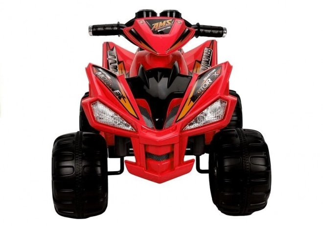 Akku-Quad mit großen Rädern Rot