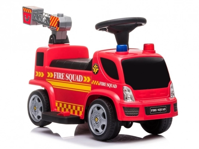 Feuerwehr-Fahrzeug für Kinder mit Leiter und Seifenblasen