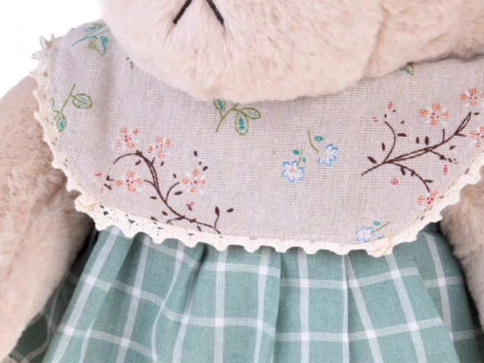 Vintage-Kleid mit Spitze und Blumenkragen