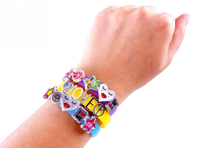 Bunte Kreative Buchstaben Armband Set