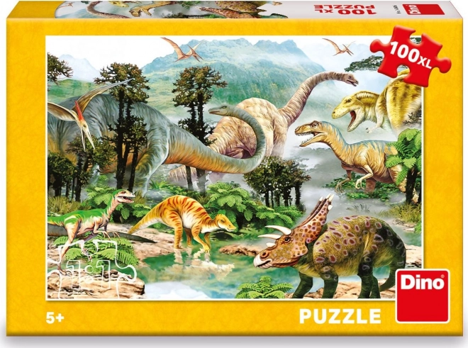 Dino Puzzle Dinosaurierwelt 100 Teile