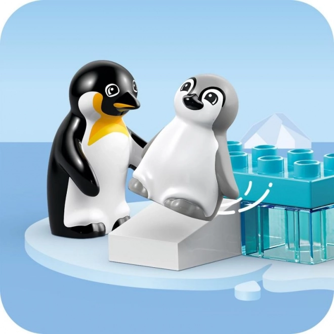 Lego Duplo – Pinguin- und Löwenfamilien