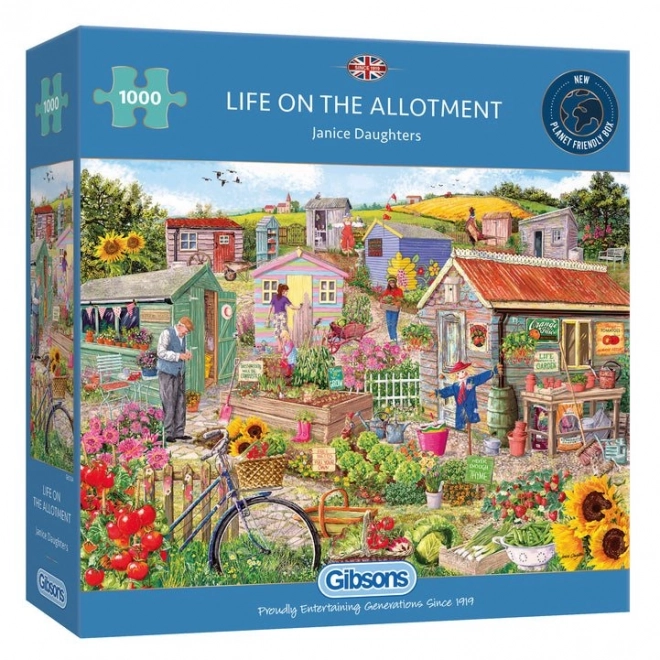 Gibsons Puzzle Leben im Garten 1000 Teile