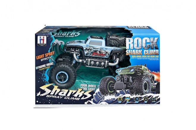 Ferngesteuertes Auto Rock Shark Blau