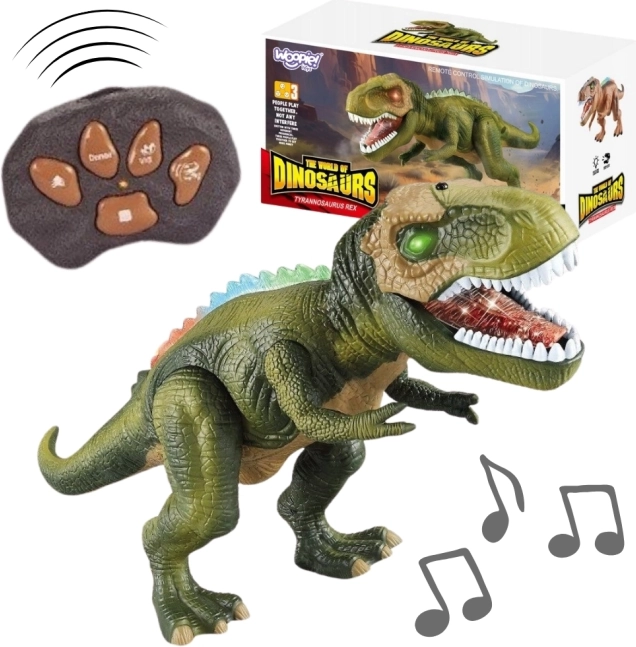 Woopie Dinosaurier RC Roboter T‑Rex mit Beleuchtung und Sounds