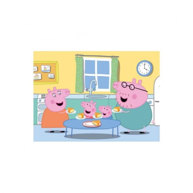 Dino Puzzle Peppa Wutz: Maxi Mittagessen 24 Teile