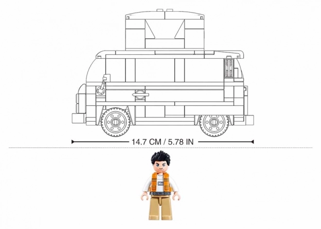 Sluban Wohnmobil im Maßstab 1:35