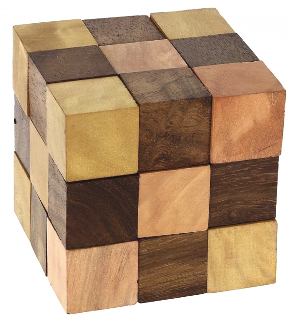 Holz-Puzzle-Kugel