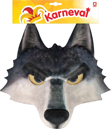 Realistische Wolfmaske für Erwachsene