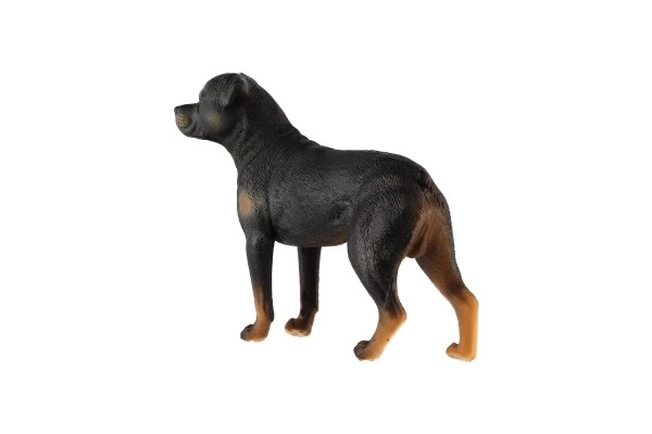 Rottweiler Hundespielzeug aus Kunststoff 8 cm