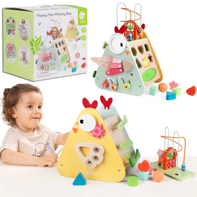 Montessori Spielwürfel 10-in-1 Glückliche Farm XXL