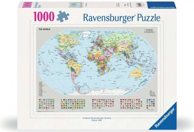 Ravensburger Puzzle Weltkarte 1000 Teile