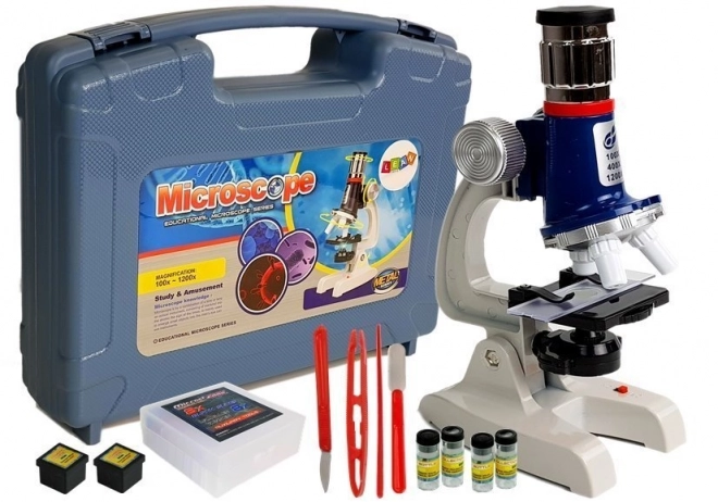 Großer Wissenschaftler Koffer Kinder Mikroskop Set