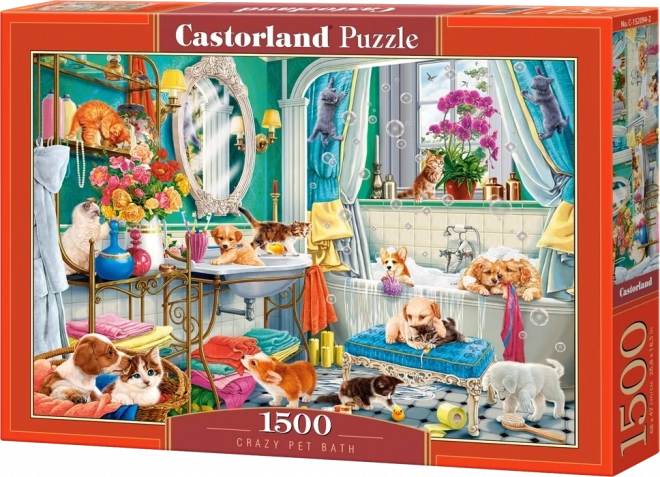Castorland Puzzle Verrücktes Bad 1500 Teile