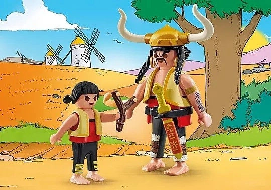 Playmobil Asterix Set Cebulonke mit Grzanka und Pepe