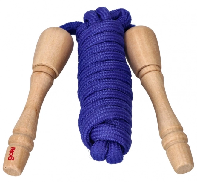 Goki Springseil mit Holzgriffen 240 cm