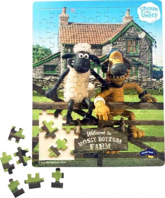 Small Foot Shaun das Schaf Holzpuzzle