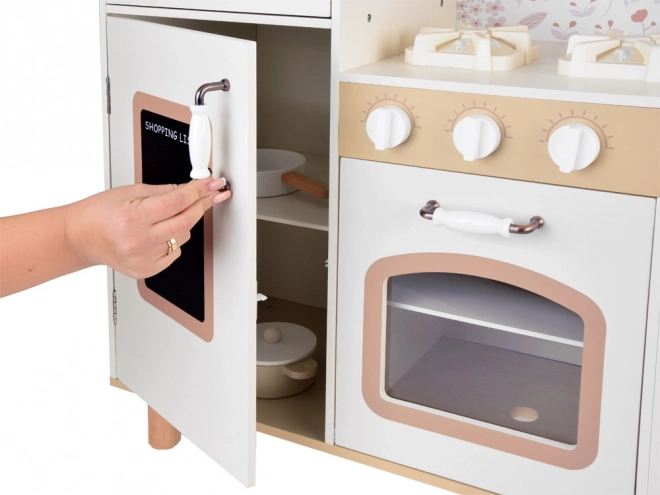 Schöne große hölzerne Kinderküche Waschmaschine mit Kühlschrank ZA5271
