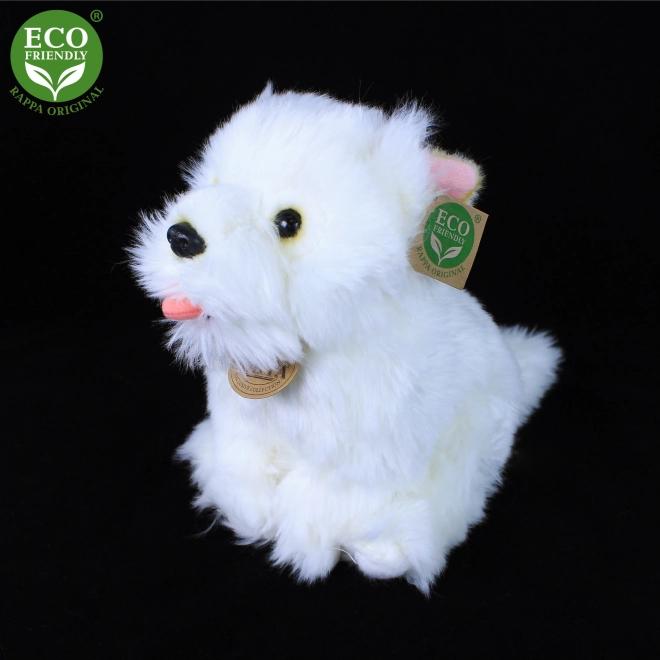 Plüschhund Westie sitzend 23 cm