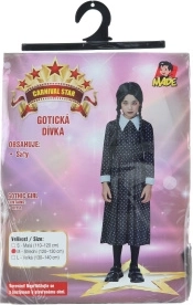 Kostüm Gothic-Mädchen für Kinder 120–130 cm