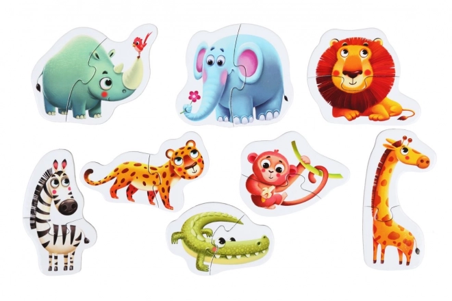 Puzzlika Lernpuzzle Afrikanische Tiere