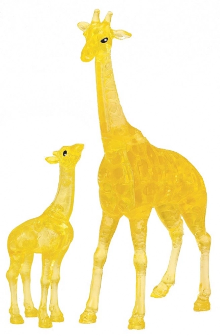 3D-Kristallpuzzle Giraffe mit Jungtier