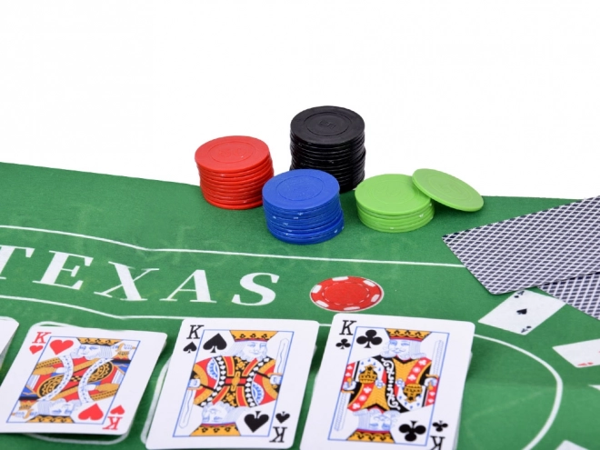 Doppelseitiges Kartenspiel-Set Poker und Blackjack