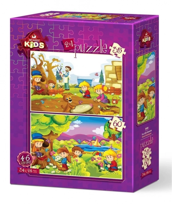 Kleiner Botaniker Puzzle Set