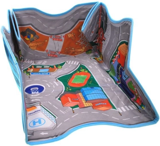 Spielmatte mit Stadtmotiv für Spielzeugautos