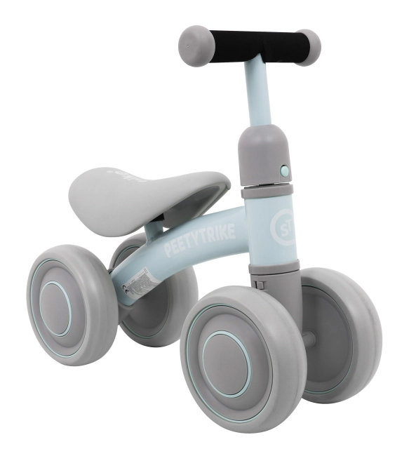 Lauflernrad PettyTrike Weiß 4-rädriger SporTrike Kinderfahrzeug – Blau