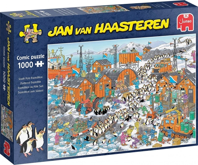 Jumbo Puzzle Jan Van Haasteren Expedition zum Südpol 1000 Teile