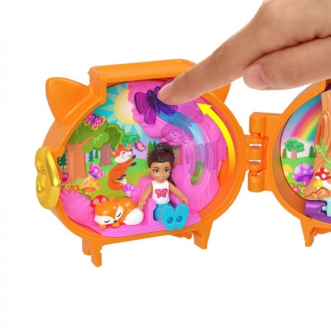 Set mit Polly Pocket Figuren und Tier