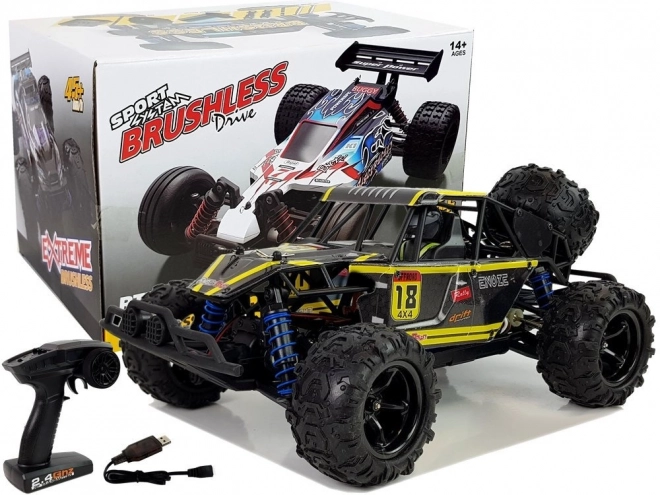 Ferngesteuertes Offroad Buggy Auto Gelb