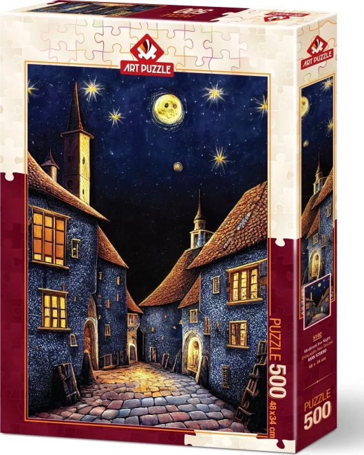 Puzzle Mittelalterliche Nacht der Khane 500 Teile