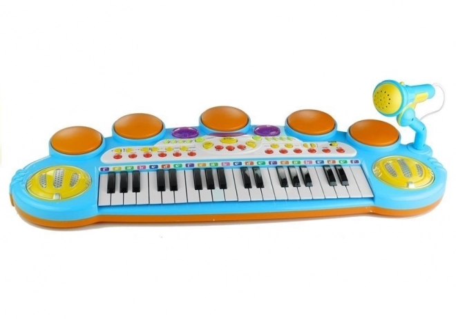 Musikspielzeug Keyboard Mit Mikrofon Und Hocker