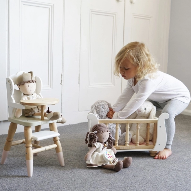 Holz Hochstuhl für Puppen