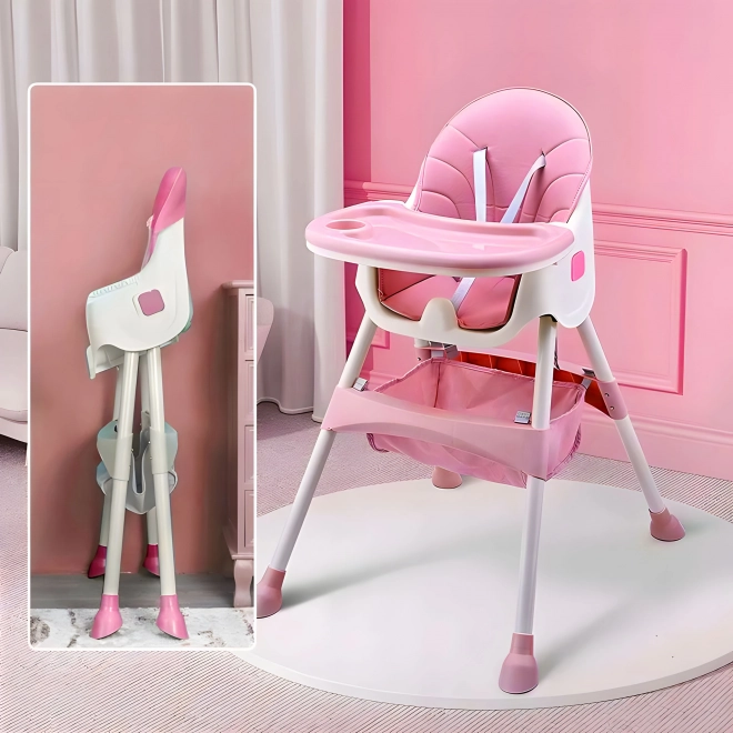 Hochstuhl in Rosa von ECOTOYS