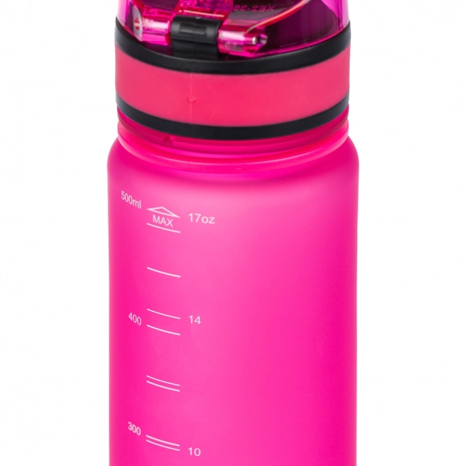 Tritan Trinkflasche Logo Rosa 500 ml