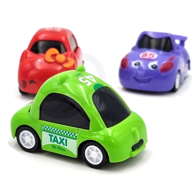 Woopie parkhaus mit tankstelle und spielzeugautos