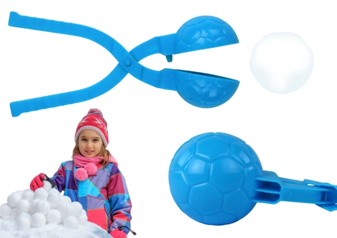 Schneeballmaschinen-Set Blau Ballmuster