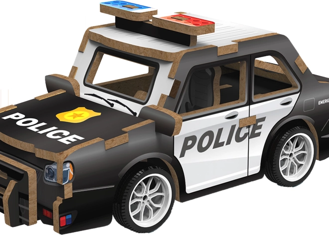 3D Holzpuzzle Polizeiauto