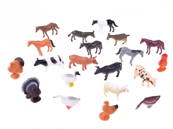 Bauernhof Tiere 20 Figuren Set