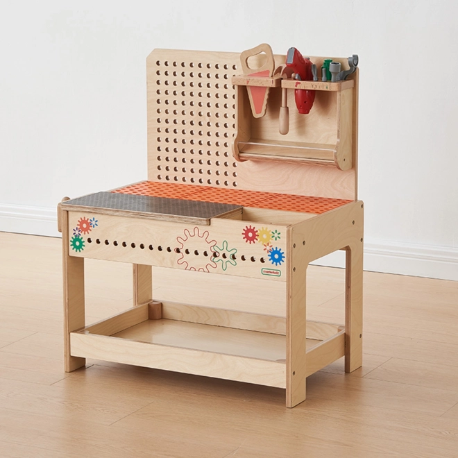 Holzwerkstatt XXL Montessori STEM mit Werkzeugen MASTERKIDZ