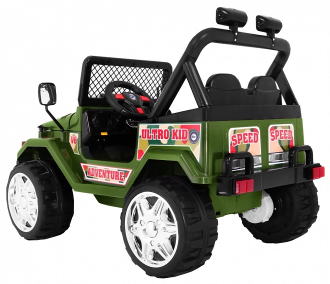 Geländewagen Raptor Drifter für Kinder Grün + Fernbedienung + langsamer Start + EVA + Licht- und Geräuscheffekte